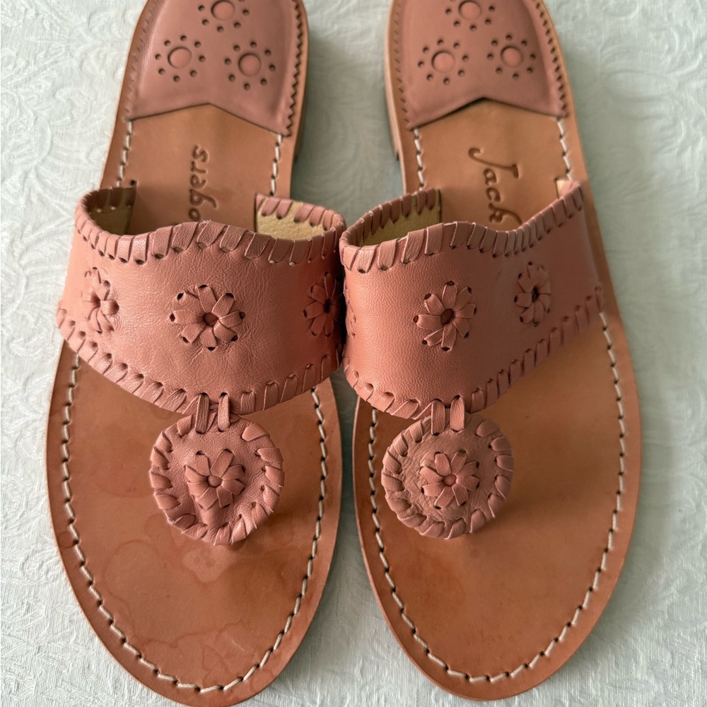 Jack Rogers Pink Sandals Size 8.5